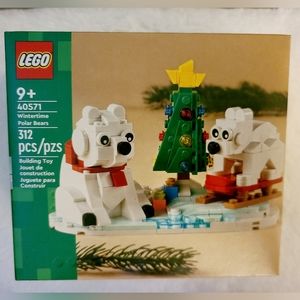 Lego 40571 Winter Time Polar Bears Brand New (Rare) Holiday * BRAND NEW IN BOX